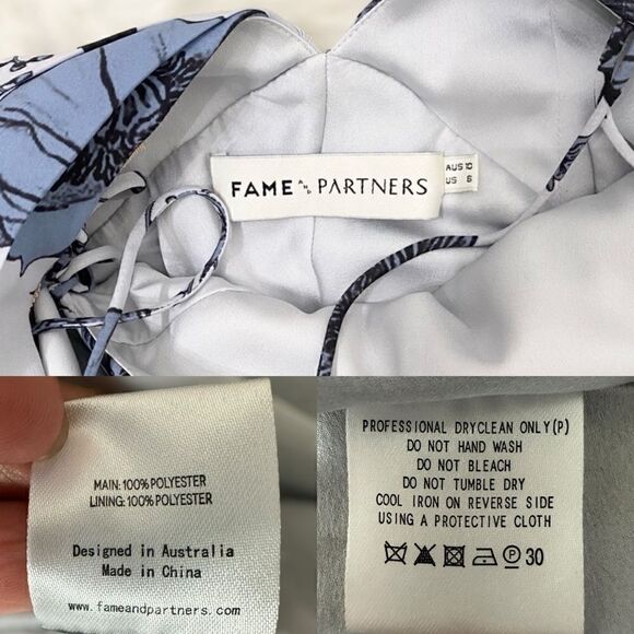 🔥🔥Fame and Partners Floral-Print Maxi Wrap Dress Size S - Picture 12 of 15